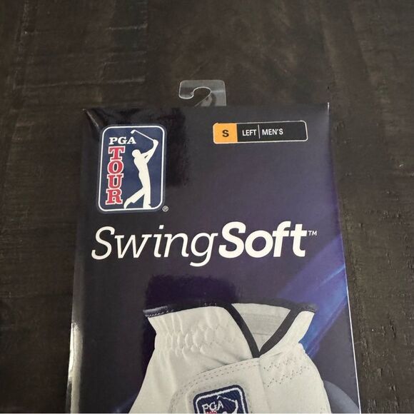 PGA Tour Men's SwingSoft Synthetic Leather Golf Glove Left Hand S NWT - Picture 4 of 4
